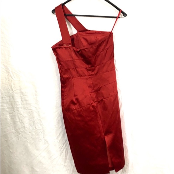 Michael Kors Collection Red Taffeta Dress - Picture 4 of 8